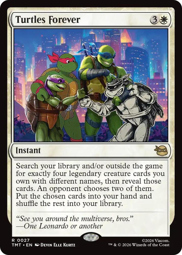 Turtles Forever 27/190 (Teenage Mutant Ninja Turtles)  - Foil