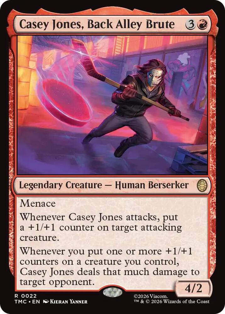 Casey Jones Back Alley Brute 22 (Commander: Teenage Mutant Ninja Turtles) 