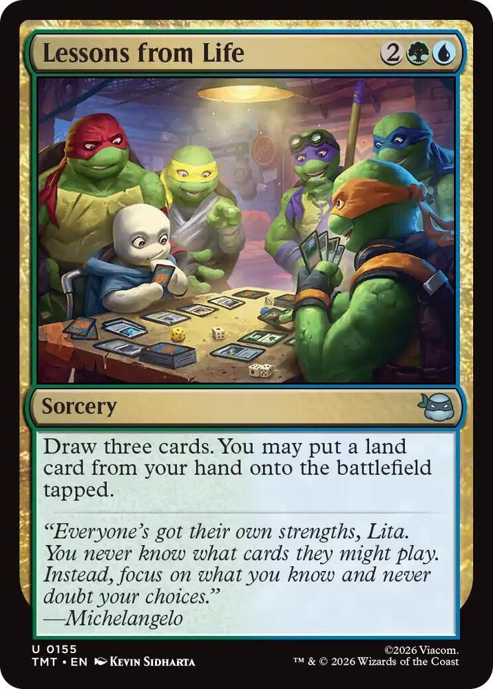 Lessons from Life 155 (Teenage Mutant Ninja Turtles)  - Foil