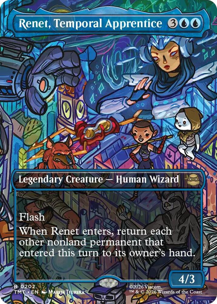 Renet, Temporal Apprentice 202/190 (Teenage Mutant Ninja Turtles)  - Borderless