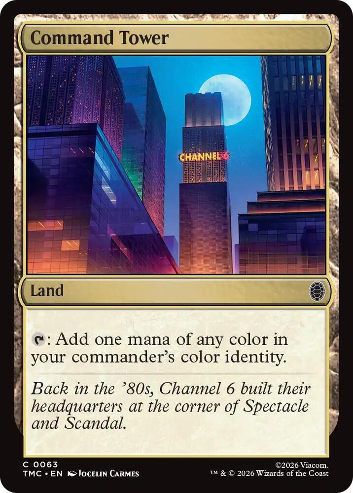 Command Tower 63/0 (Commander: Teenage Mutant Ninja Turtles) 