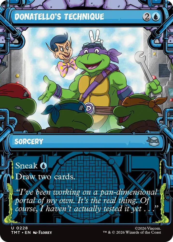 Donatello's Technique 228 (Teenage Mutant Ninja Turtles)  - Showcase Foil