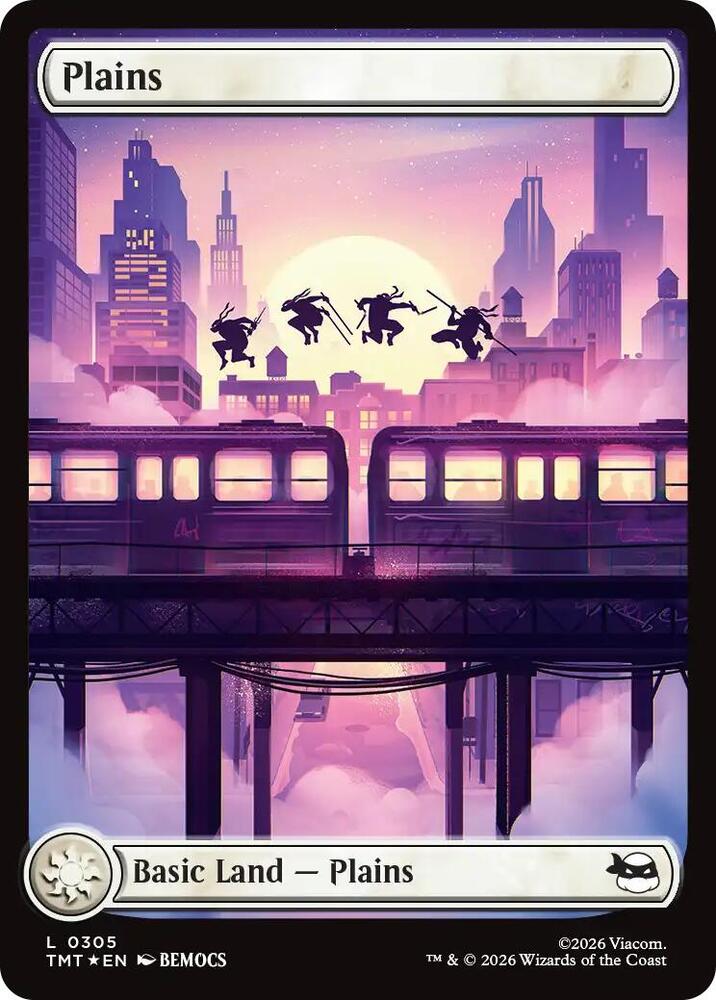 Plains  305/260 (Teenage Mutant Ninja Turtles)  - Surge Foil