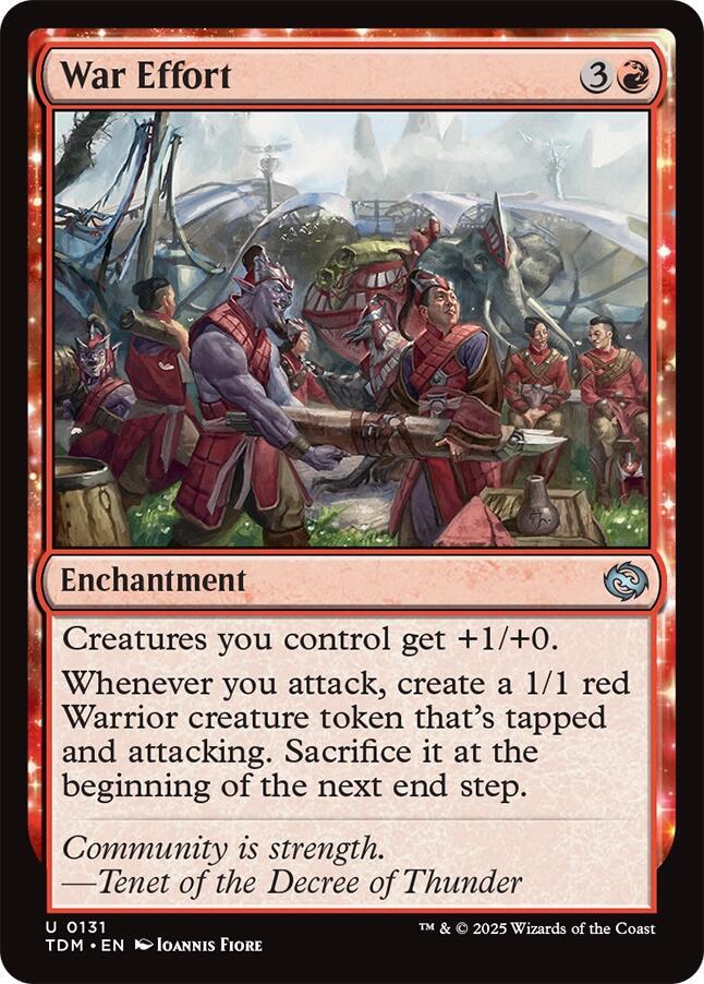 War Effort 131/291 (Tarkir: Dragonstorm) 