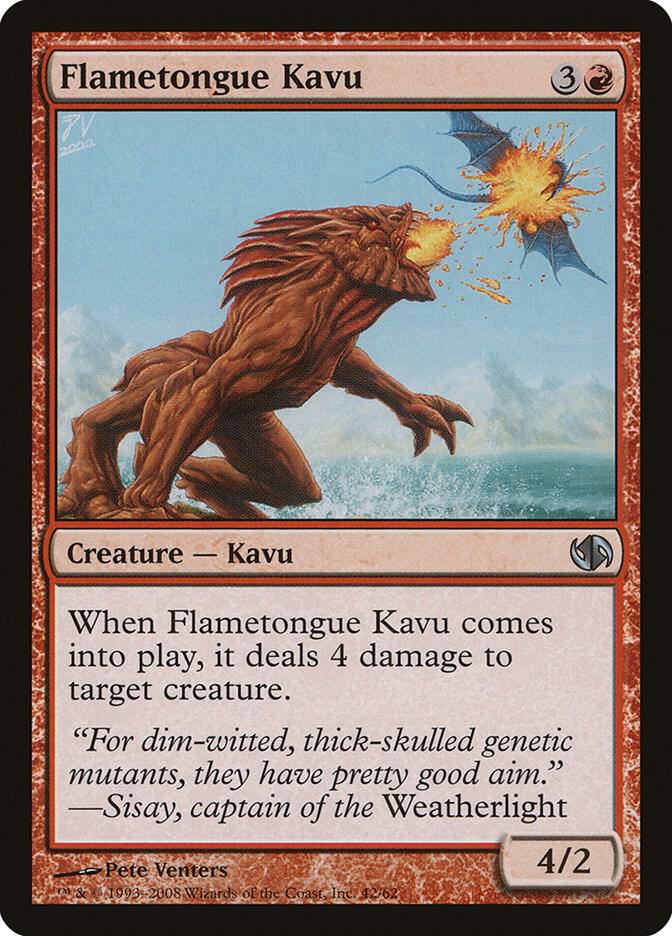 Flametongue Kavu 42/62 (Duel Decks: Jace vs. Chandra) 