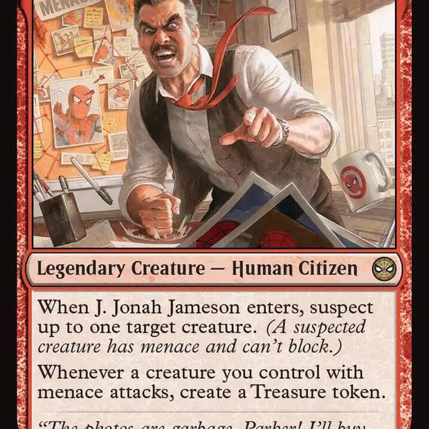 J. Jonah Jameson 81/198 (Marvel's Spider-Man)  - Foil