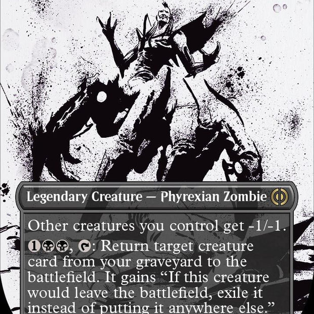 Geth, Thane of Contracts 306/271 (Phyrexia: All Will Be One)  - Borderless