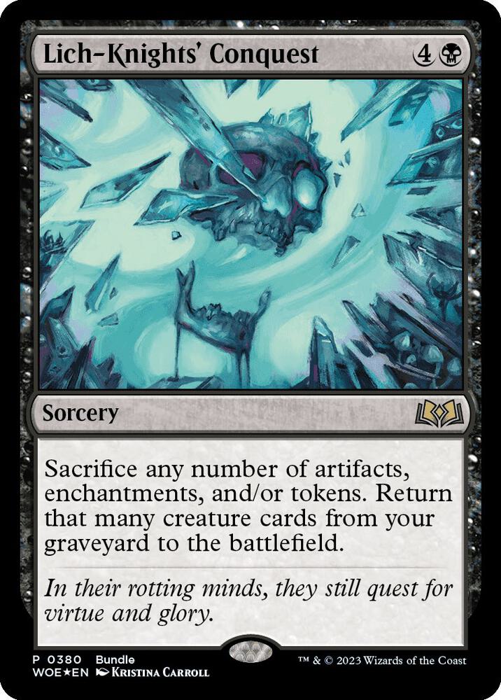 Lich Knights Conquest WOE Bundle 380/276 (Unique and Miscellaneous Promos)  - Foil