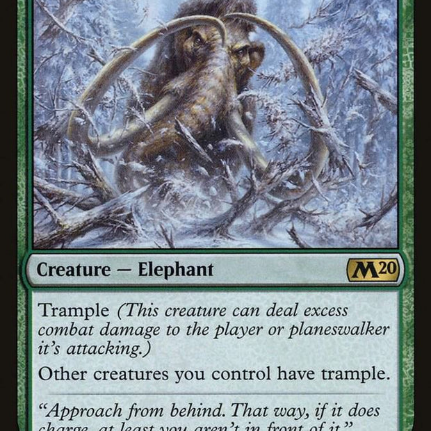 Aggressive Mammoth 337 (Core Set 2020) 