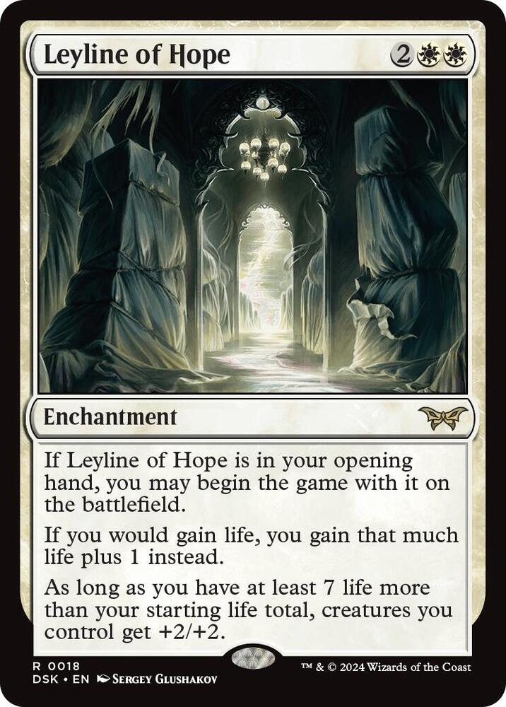 Leyline of Hope 18/286 (Duskmourn: House of Horror)  - Foil
