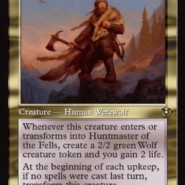 Huntmaster of the Fells // Ravager of the Fells 470/287 (Innistrad Remastered)  - Retro