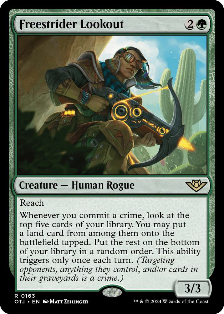 Freestrider Lookout 163/286 (Outlaws of Thunder Junction)  - Foil