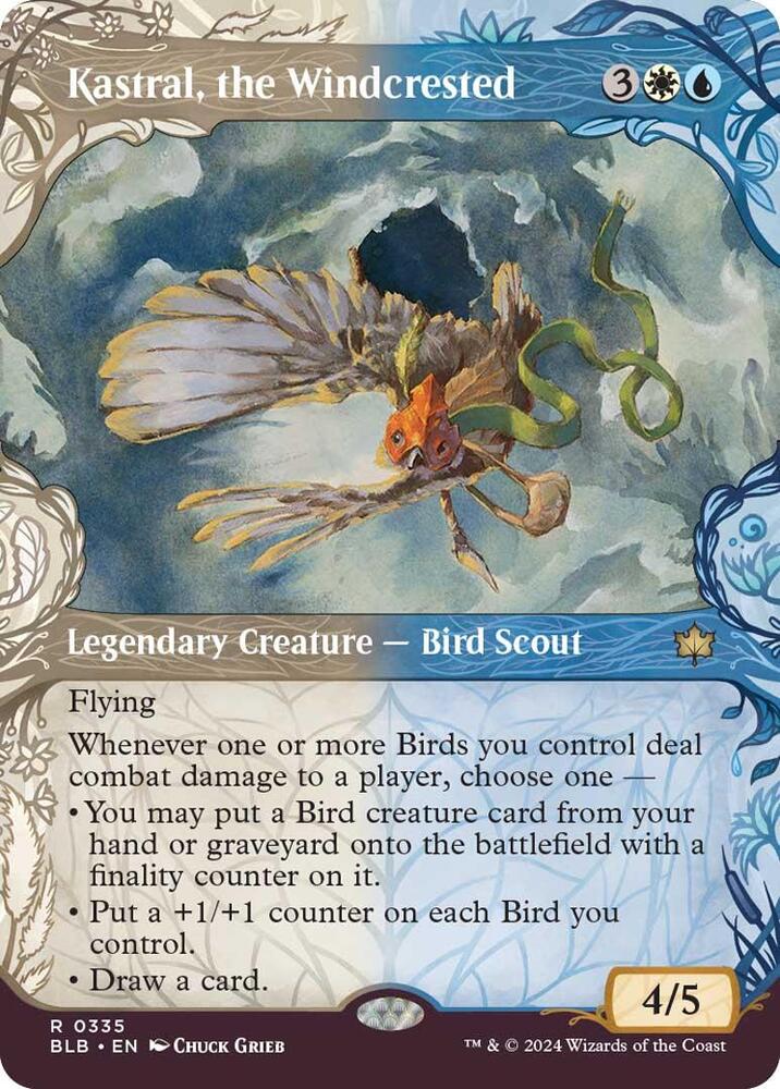Kastral, the Windcrested 335 (Bloomburrow)  - Foil