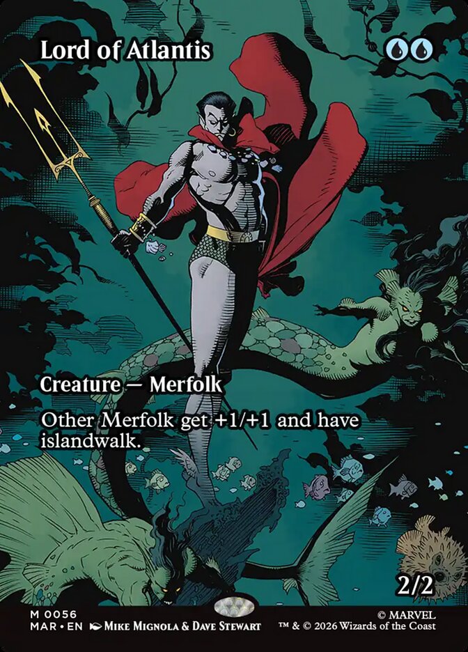 Lord of Atlantis 56 (Marvel Universe Eternal-Legal)  - Borderless Foil