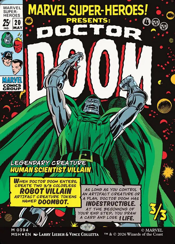 Doctor Doom 394 (Marvel Super Heroes)  - Borderless Foil