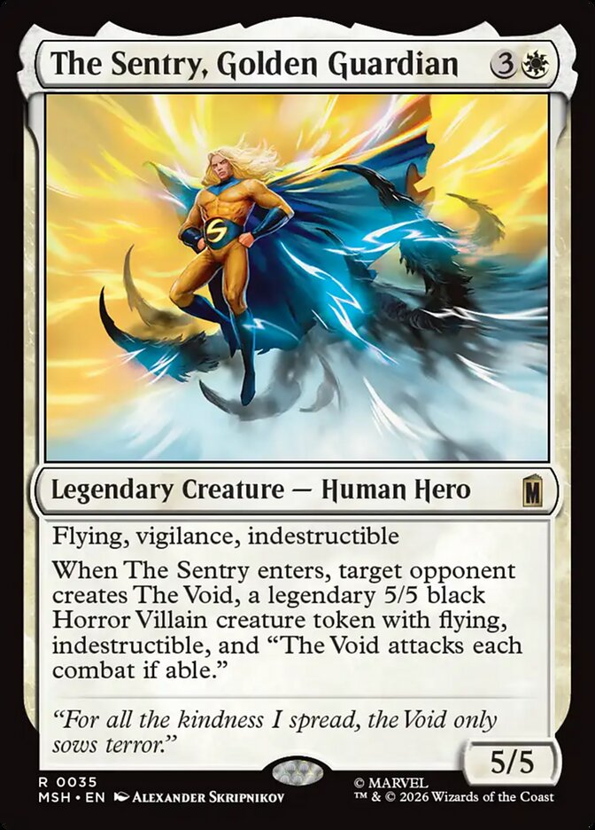 The Sentry, Golden Guardian 35 (Marvel Super Heroes)  - Foil