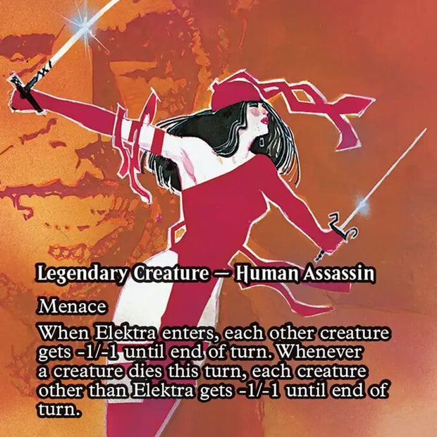 Elektra, Deadly Assassin - Massacre Girl 67 (Marvel Universe Eternal-Legal)  - Borderless