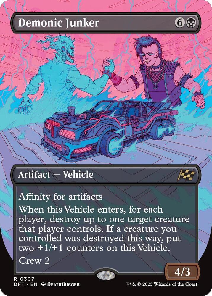 Demonic Junker 307/291 (Aetherdrift)  - Borderless