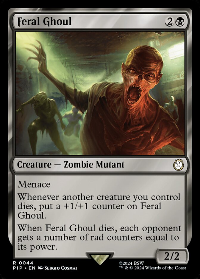 Feral Ghoul 44/326 (Universes Beyond: Fallout)  - Foil