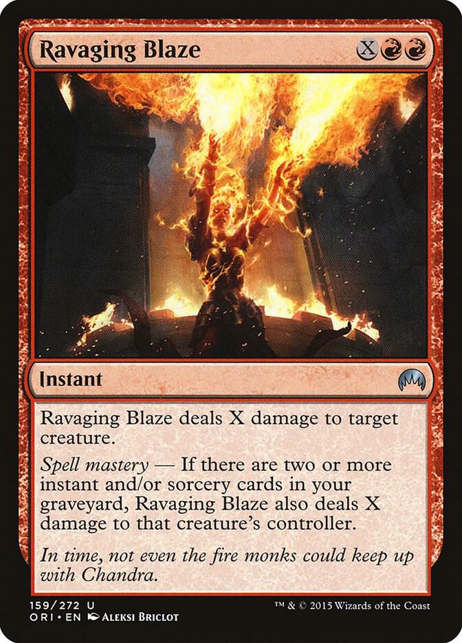 Ravaging Blaze 159 (Magic Origins) 