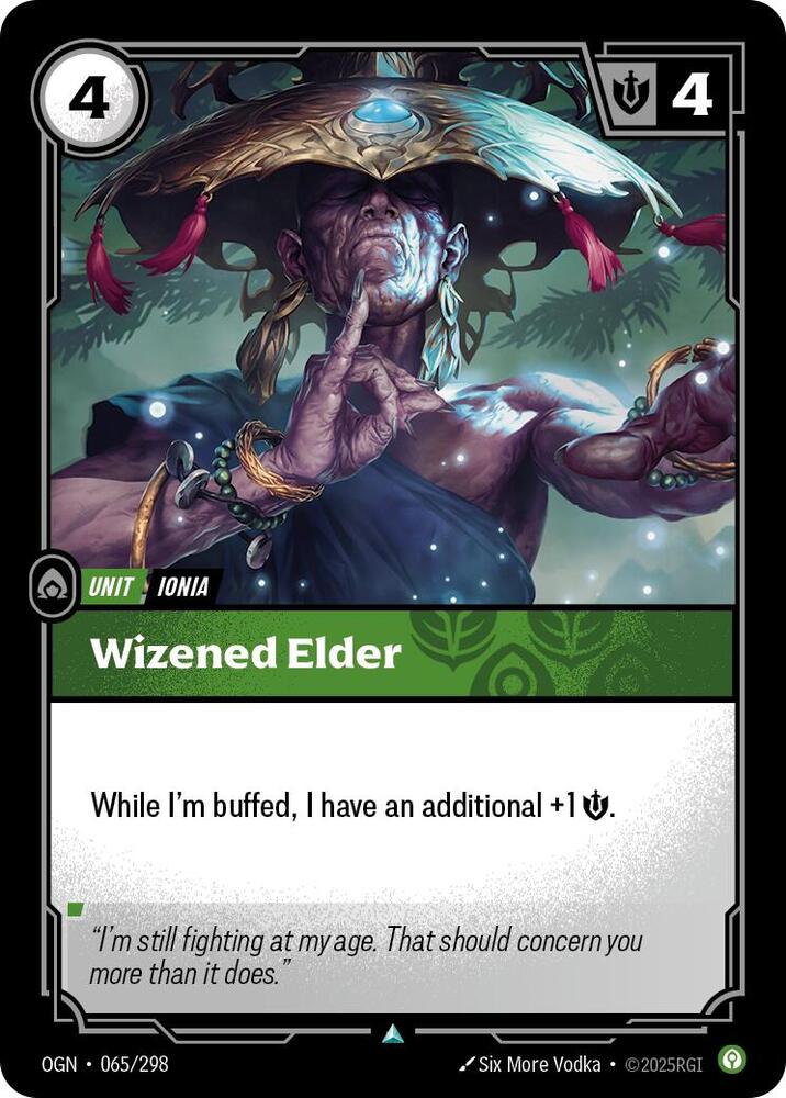 Wizened Elder 65/298 (Origins)  - Foil