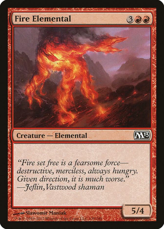Fire Elemental 130/249 (Magic 2013 (M13)) 