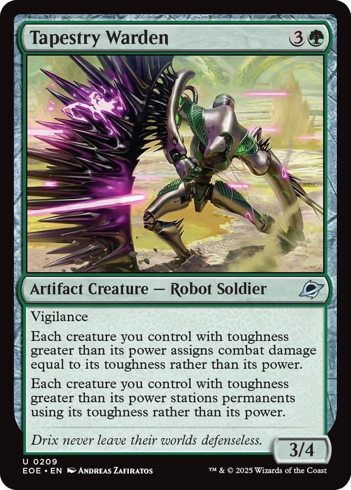 Tapestry Warden 209/276 (Edge of Eternities) 