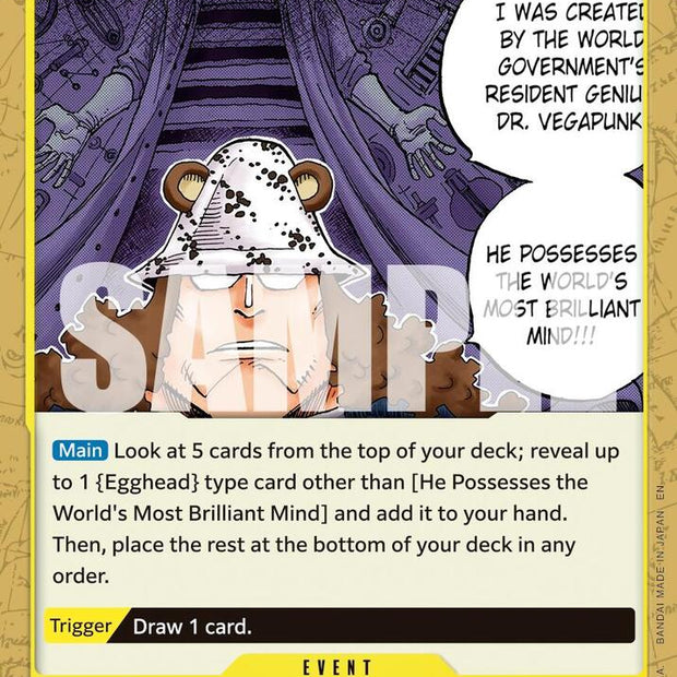 He Possesses the World's Most Brilliant Mind (Reprint) OP07-114 (Premium Booster -The Best- Vol. 2) 