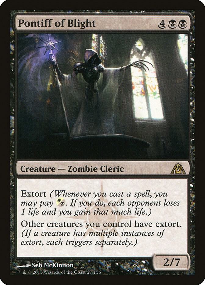 Pontiff of Blight 27/156 (Dragon's Maze) 
