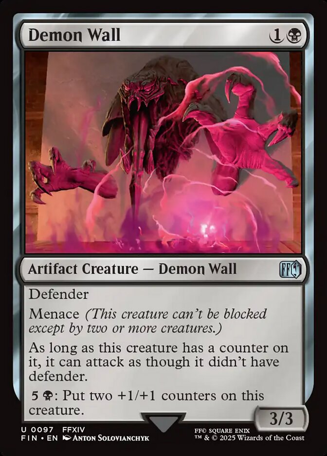 Demon Wall 97/309 (FINAL FANTASY)  - Foil