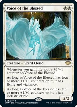 Voice of the Blessed 44/277 (Innistrad: Crimson Vow)  - Foil