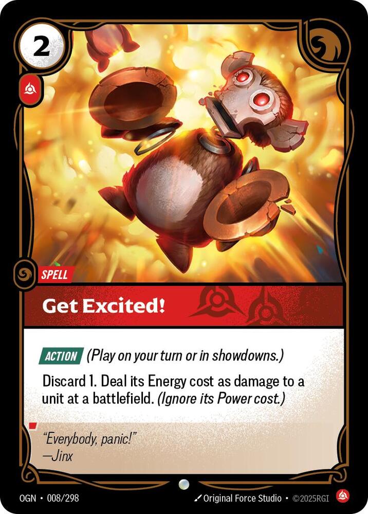 Get Excited 8/298 (Origins)  - Foil