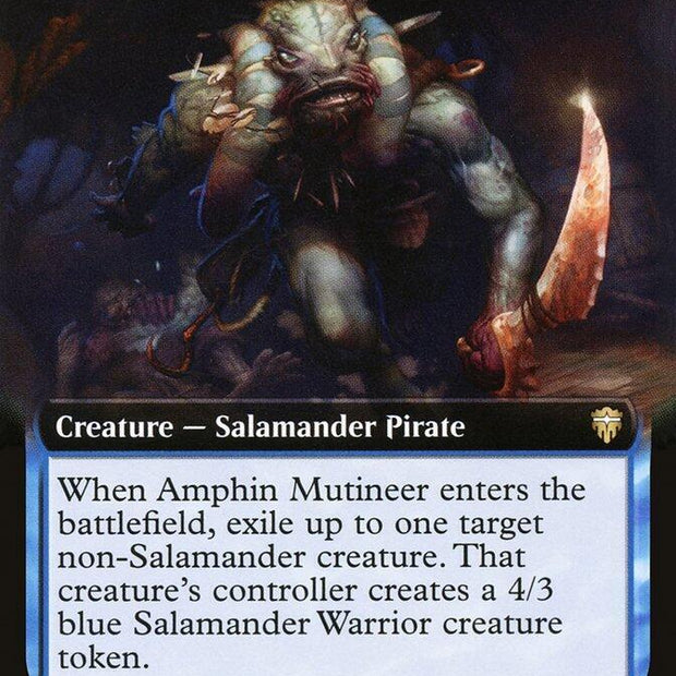 Amphin Mutineer 629 (Commander Legends)  - Extended Art Foil