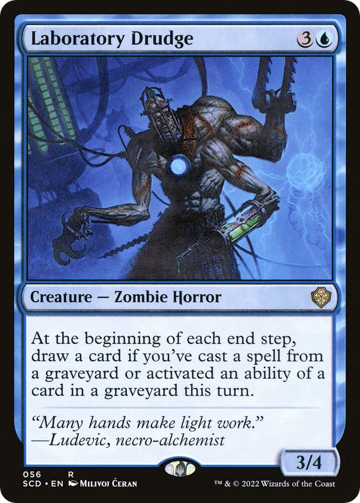 Laboratory Drudge 56/352 (Starter Commander Decks) 