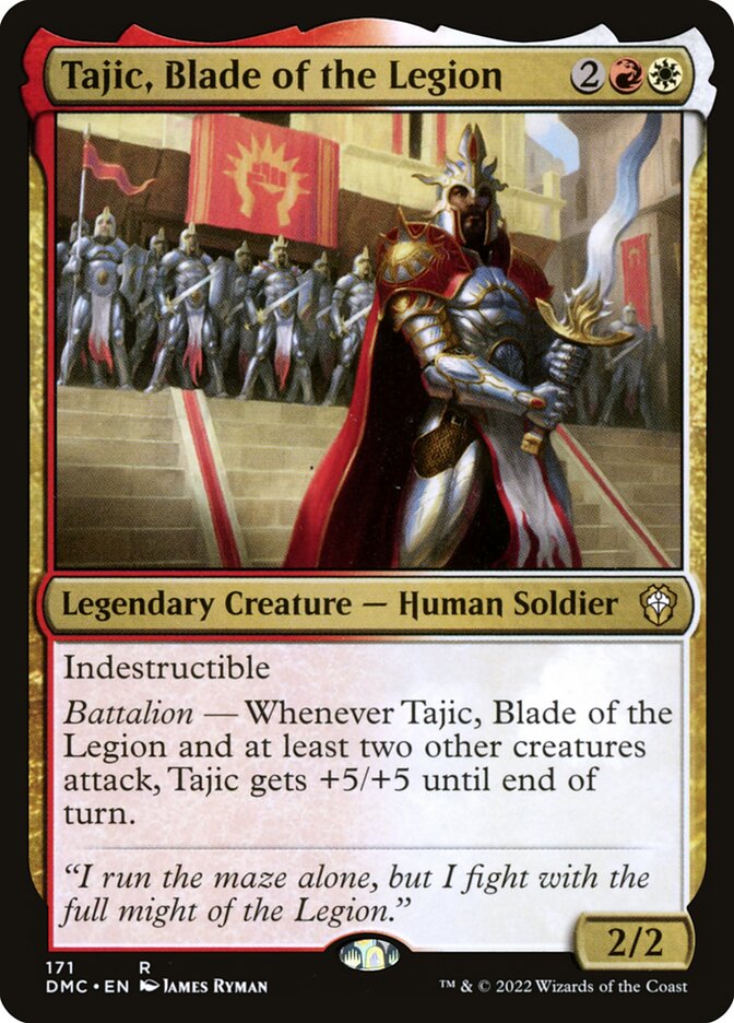 Tajic, Blade of the Legion 171/50 (Commander: Dominaria United) 