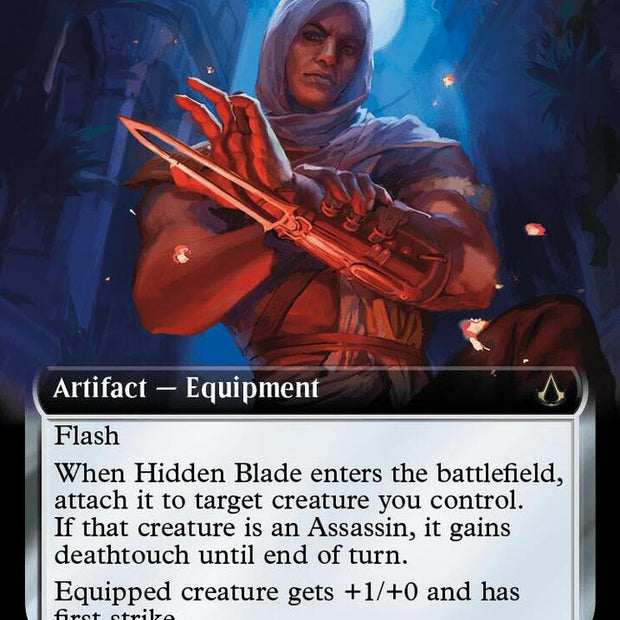 Hidden Blade Extended Art 307/110 (Buy-A-Box Promos)  - Foil