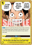 The One Who Is the Most Free Is the Pirate King!!! OP13-116 (Carrying On His Will) 
