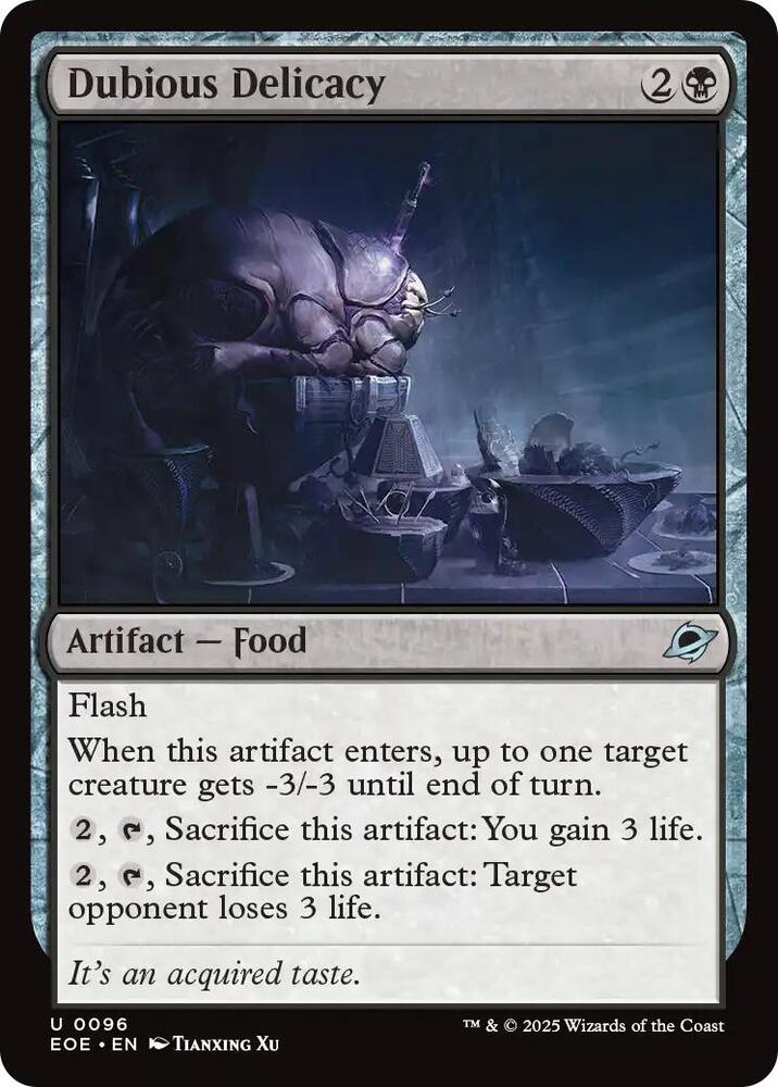 Dubious Delicacy 96 (Edge of Eternities)  - Foil