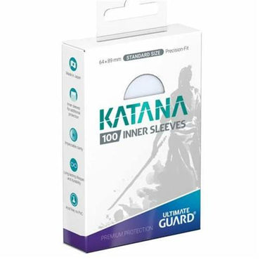 Ultimate Guard Katana Standard Size Inner Sleeves Transparent (100)