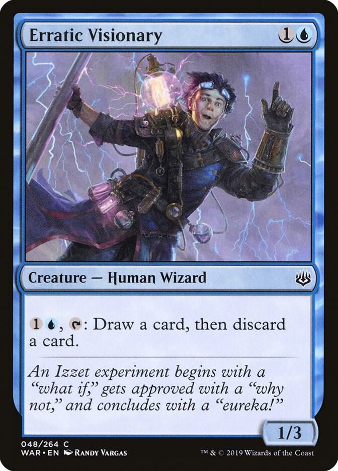 Erratic Visionary 48/264 (War of the Spark) 