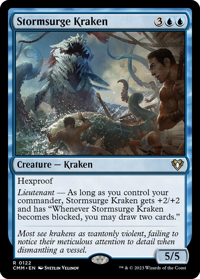 Stormsurge Kraken 122/451 (Commander Masters) 
