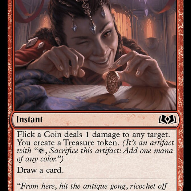 Flick a Coin 128/276 (Wilds of Eldraine)  - Foil