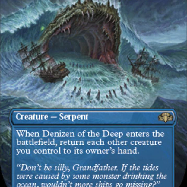 Denizen of the Deep 417/261 (Dominaria Remastered)  - Borderless