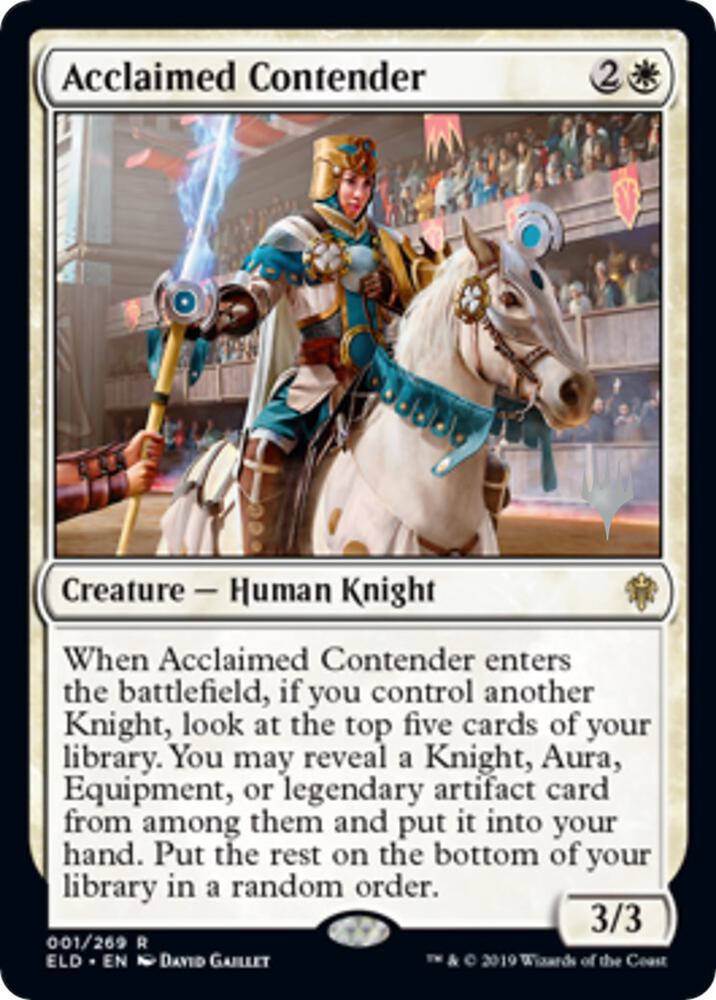 Acclaimed Contender 1p/152 (Promo Pack: Throne of Eldraine) 