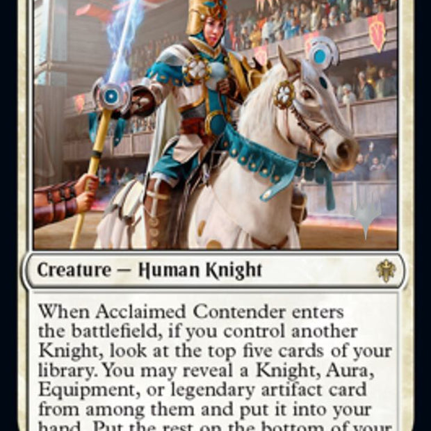 Acclaimed Contender 1p/152 (Promo Pack: Throne of Eldraine) 