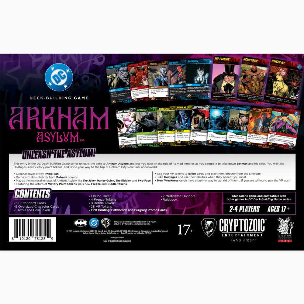 Cryptozoic: DC Comics Deck-Building Game: Arkham Asylum