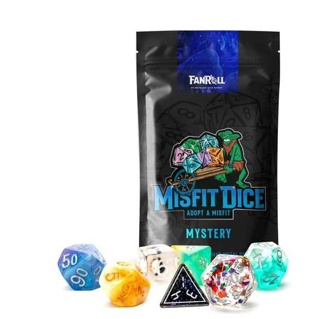 Fanroll: Mystery Misfit Resin Polyhedral Dice Set
