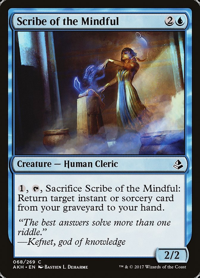 Scribe of the Mindful 68/269 (Amonkhet) 