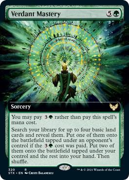 Verdant Mastery Extended Art 320/275 (Strixhaven: School of Mages) 