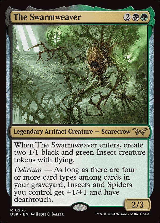 The Swarmweaver 236/286 (Duskmourn: House of Horror)  - Foil